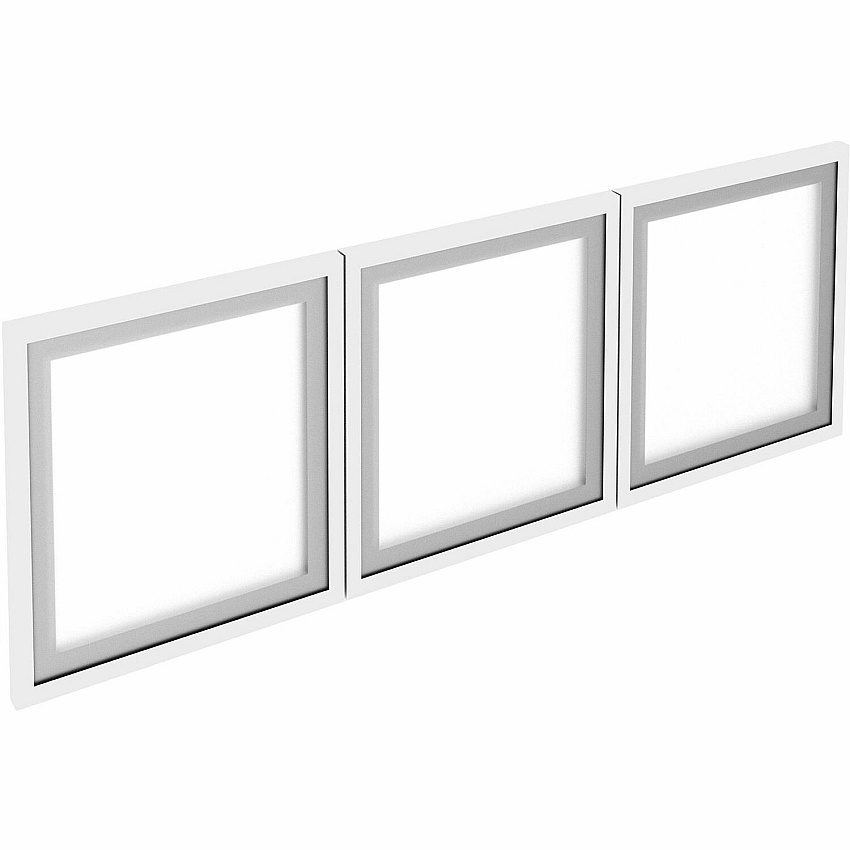 Lorell Wall-Mount Hutch Frosted Glass Door (LLR59710)