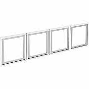Lorell Wall-Mount Hutch Frosted Glass Door (LLR59711)