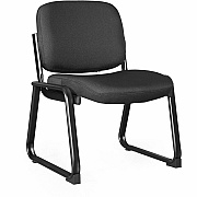 Lorell Black Fabric Guest Chair (LLR84596)