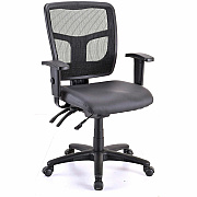 Lorell Executive Antimicrobial Mid-back Chair (LLR86241)