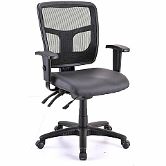 Lorell Executive Antimicrobial Mid-back Chair (LLR86241)