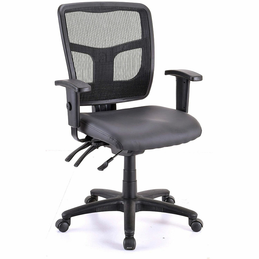 Lorell Executive Antimicrobial Mid-back Chair (LLR86241)