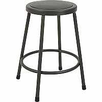 Lorell Metal Shop Stool (LLR83081)