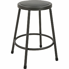 Lorell Metal Shop Stool (LLR83081)