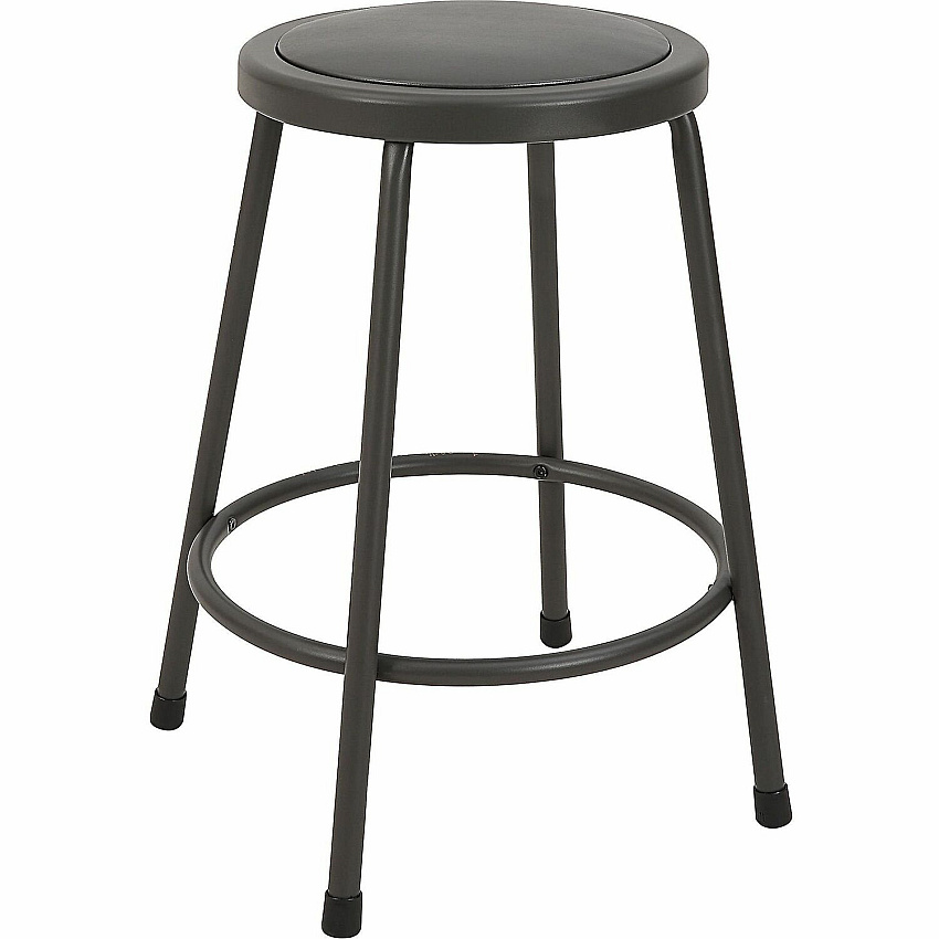 Lorell Metal Shop Stool (LLR83081)