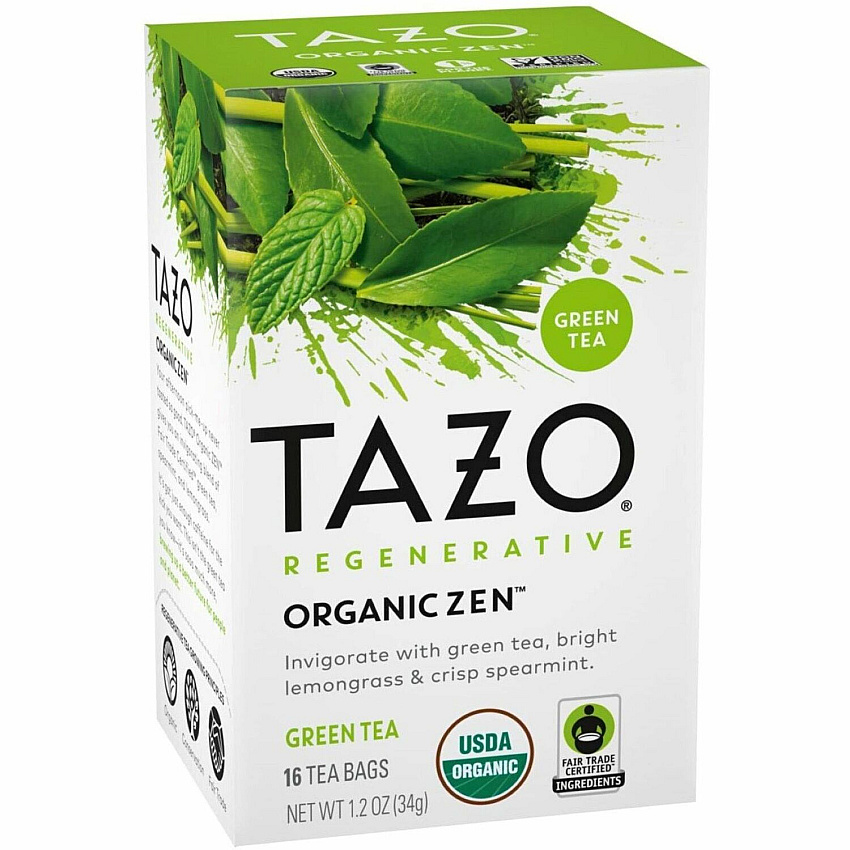 Tazo Regenerative Organic Zen Green Tea Bag (TZO00309)