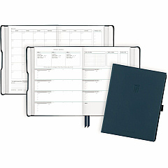 AT-A-GLANCE Foundation Undated Weekly/Monthly Planner 8-1/2" x 6-3/4" Blue (AAGFD20020)