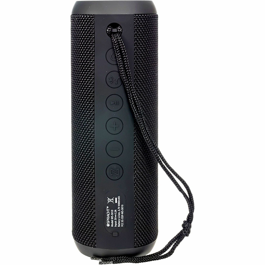 Spracht Blunote Turbo Portable Bluetooth Speaker System - 20 W RMS - Matte Black (SPTWS5010)
