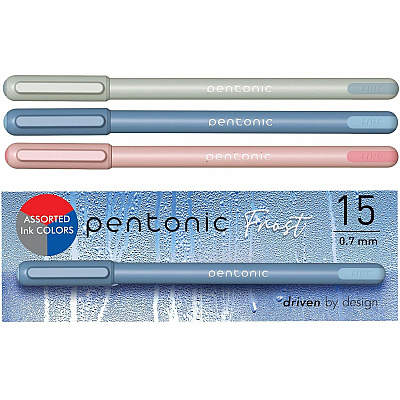 Pen-Tab Pen-Tab Frosted Barrel Ballpoint Pens (PNTPEN13088)