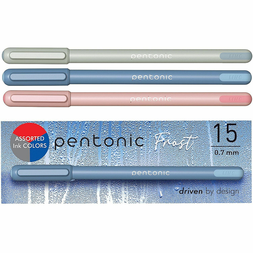 Pen-Tab Pen-Tab Frosted Barrel Ballpoint Pens (PNTPEN13088)
