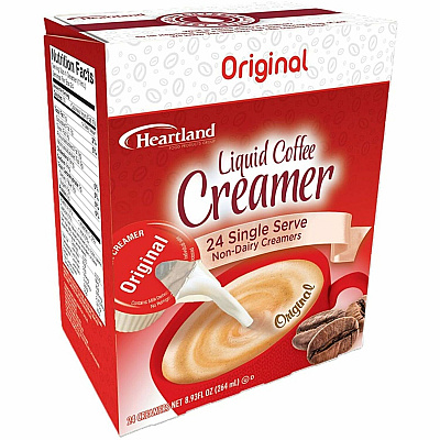 Heartland Single-Serve Liquid Coffee Creamers (SNHFLJ157C1)