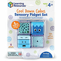 Learning Resources Cool Down Cubes Sensory Fidget Set (LRNLER5582)