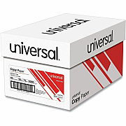 Universal Copy Paper, 92 Bright, 20 lb Bond Weight, 8.5 x 11, White, 500 Sheets/Ream (21200RM)