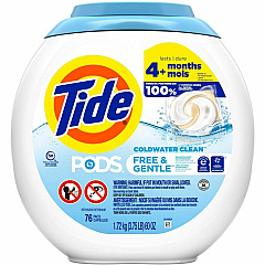 Tide Free & Gentle Laundry Detergent (09488)