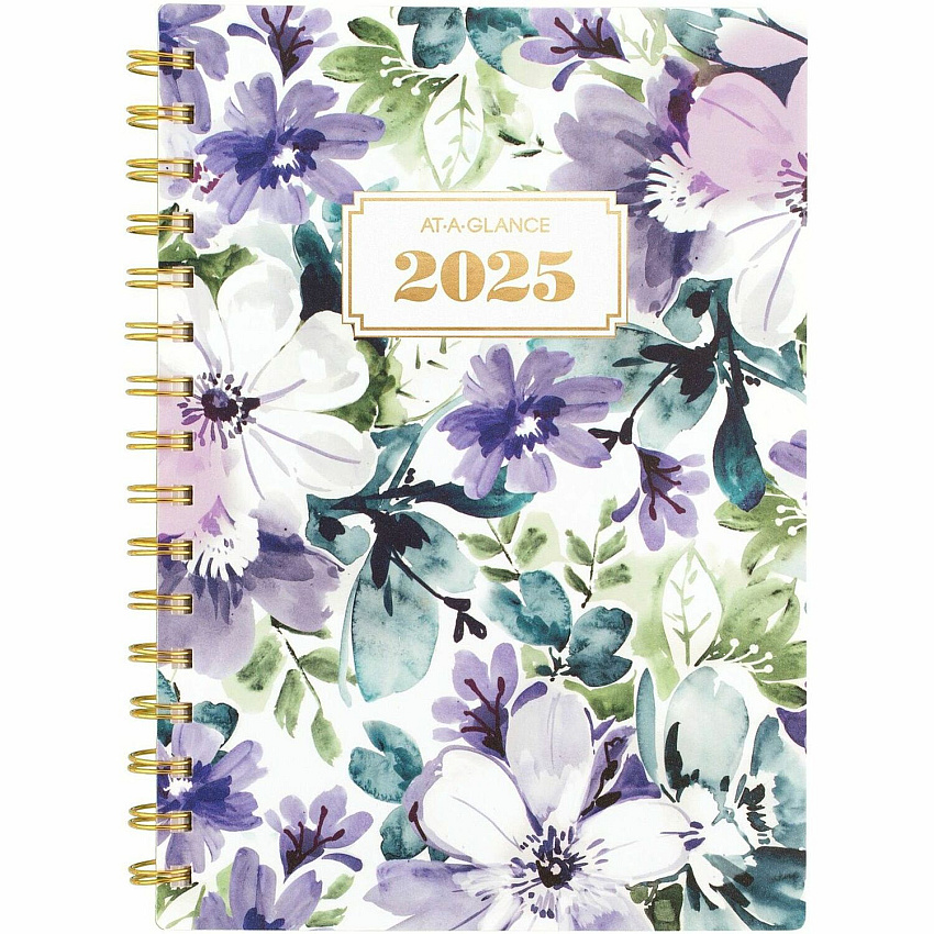 AT-A-GLANCE Badge Floral Weekly/Monthly Planner (AAG1722F200)
