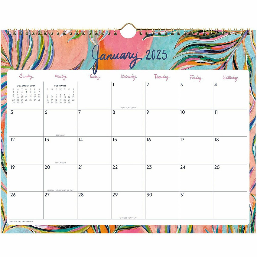 AT-A-GLANCE EttaVee Monthly Wall Calendar (AAGEV21707)