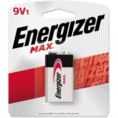 Energizer MAX Alkaline 9 Volt Batteries, 1 Pack (522BP)