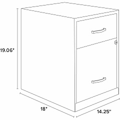 NuSparc File Cabinet (NPRVF218GASN)