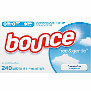 Bounce Free & Gentle Dryer Sheets (PGC55312CT)