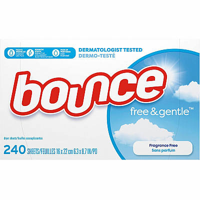 Bounce Free & Gentle Dryer Sheets (PGC55312CT)