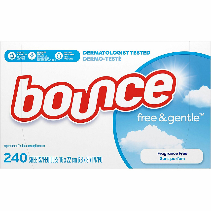 Bounce Free & Gentle Dryer Sheets (PGC55312CT)