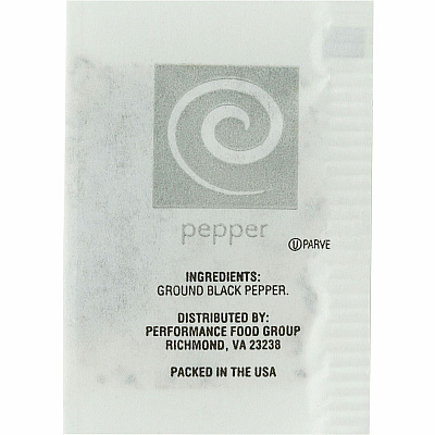 Sugar Foods Pepper Packets (SUG09288)