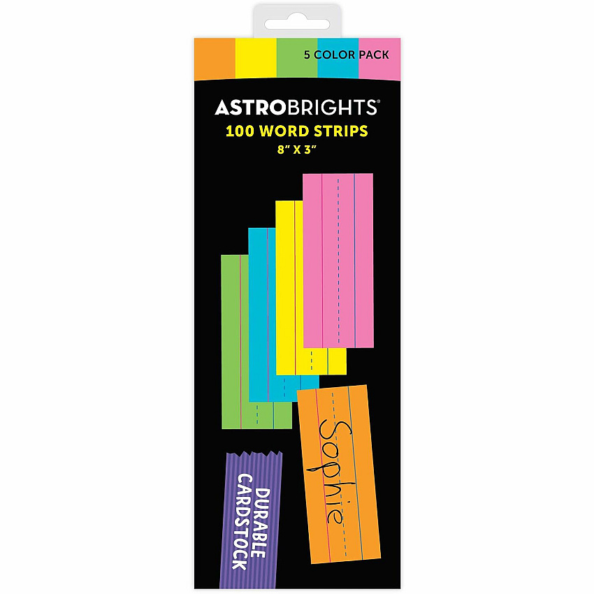 Astrobrights Ruled Handwriting Strips (WAU9104001)
