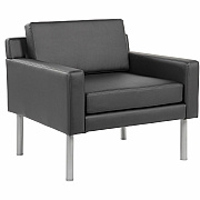 BOSS Antimicrobial Vinyl Lounge Chair (8001BK)
