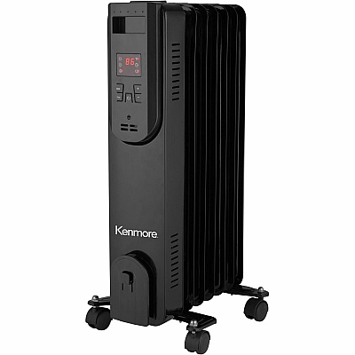 ESM 24" Oil-Filled Radiator Space Heater (ESMKM65019BK)