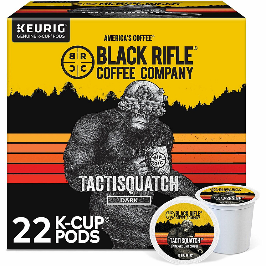 Black Rifle Coffee Company Coffee Company Coffee Company Black Rifle Coffee Company Coffee Company K-Cup, Ground Tactisquatch Coffee (GMT0490)