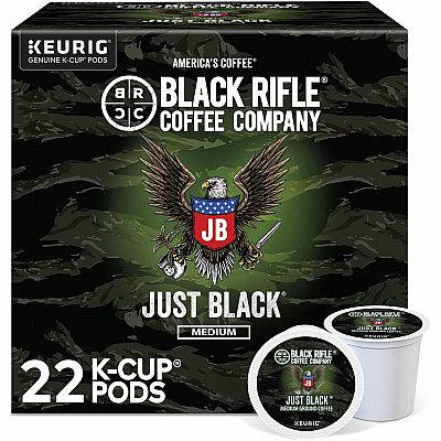 Black Rifle Coffee Company Coffee Company Coffee Company Black Rifle Coffee Company Coffee Company K-Cup Just Black Coffee (GMT0547)