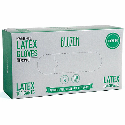 BLUZEN Powder-Free Latex Gloves (RMLLAT101SCT)