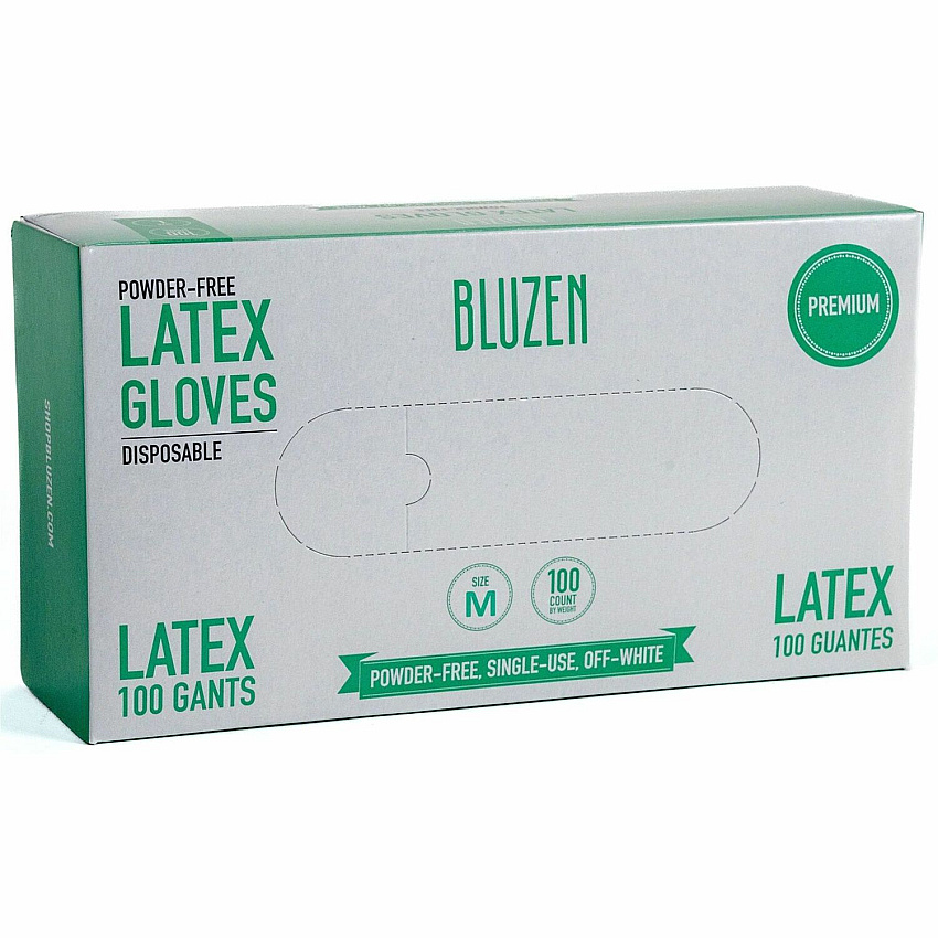 BLUZEN Powder-Free Latex Gloves (RMLLAT101MCT)