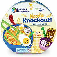 Learning Resources Noodle Knockout Fine Motor Game (LRNLER5549)