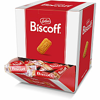 Biscoff Cookies Dispenser Box, Caramel Cookie, 0.22 oz Bag, 150/Carton (LTB50639)