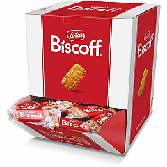 Biscoff Cookies Dispenser Box, Caramel Cookie, 0.22 oz Bag, 150/Carton (LTB50639)