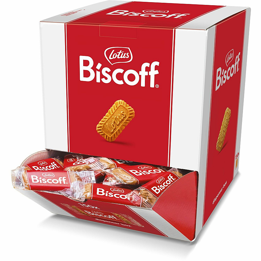 Biscoff Cookies Dispenser Box, Caramel Cookie, 0.22 oz Bag, 150/Carton (LTB50639)