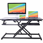 Rocelco Sit/Stand Desk Riser (RCLRVADRB43)