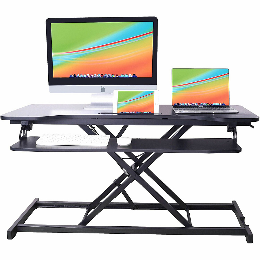 Rocelco Sit/Stand Desk Riser (RCLRVADRB43)