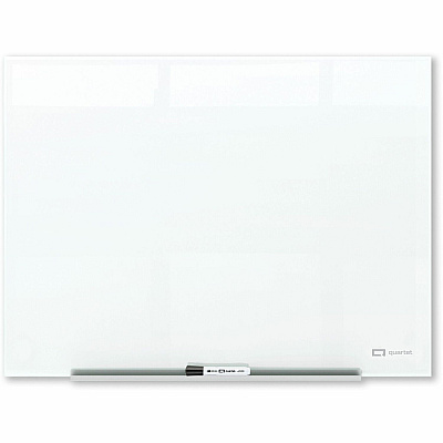 Quartet InvisaMount Magnetic Glass Board (QRTQ25F01IMW)