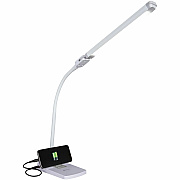 OttLite Swivel LED Desk Lamp with USB Charging and Stand (OTTCSN0800W)