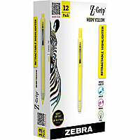Zebra Z-Grip Retractable Highlighter (ZEB71250)