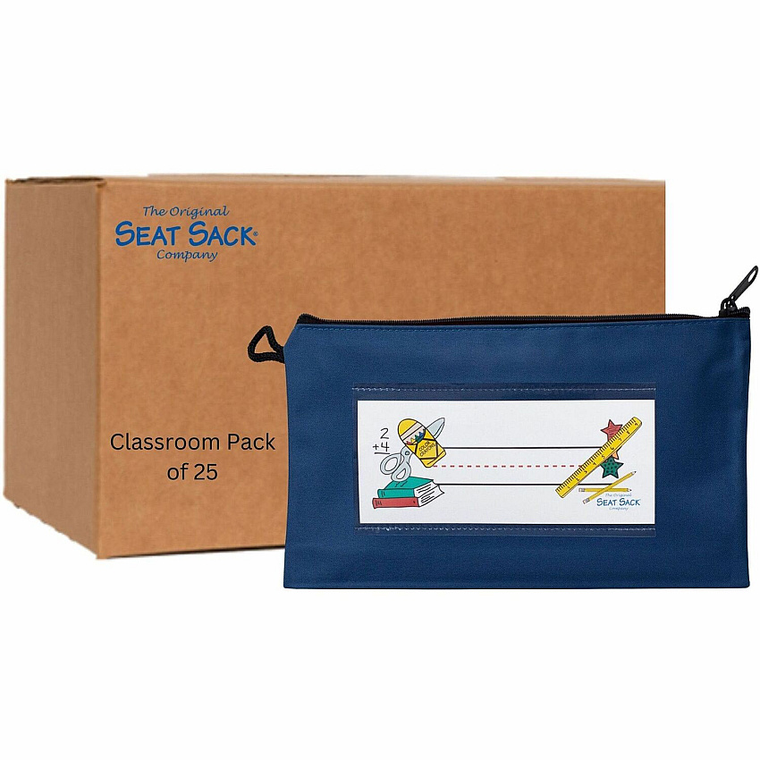 Seat Sack 25-Count Pencil Pouch Classroom Pack (40190)