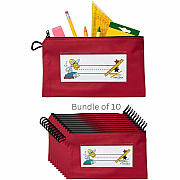 Seat Sack 10-Count Pencil Pouch with Zipper Bundle (10040BUNDLE)