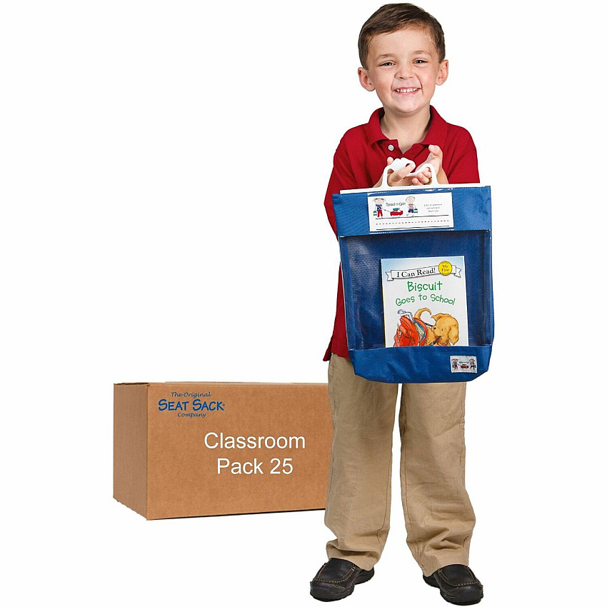 Seat Sack Read-n-Go Carrying Case (Pouch) Book - Blue (80190)