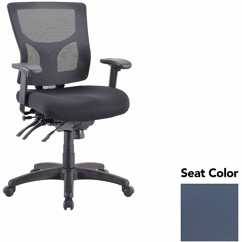 Lorell Multifunctional Mesh Mid-back Executive Chair (6200101)