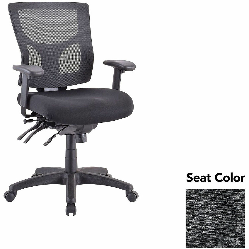 Lorell Multifunctional Mesh Mid-back Executive Chair (6200146)