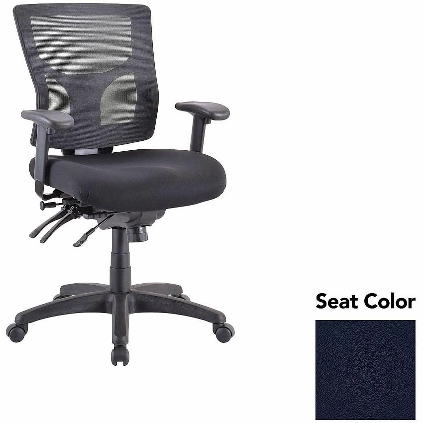 Lorell Multifunctional Mesh Mid-back Executive Chair (6200143)