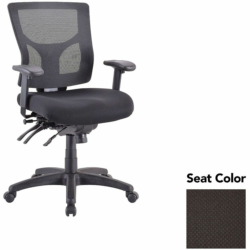 Lorell Multifunctional Mesh Mid-back Executive Chair (6200163)