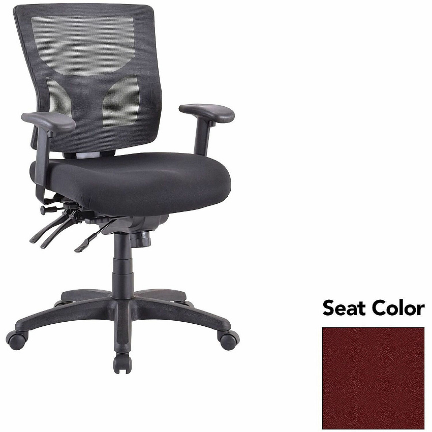 Lorell Multifunctional Mesh Mid-back Executive Chair (6200144)